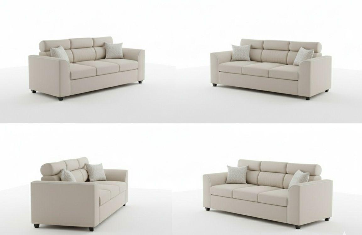 sofa pufa 3 cuerpos beige fancy hogar-2