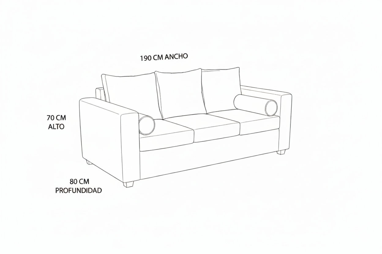 sofa prince 3 cuerpos felpa gris-3