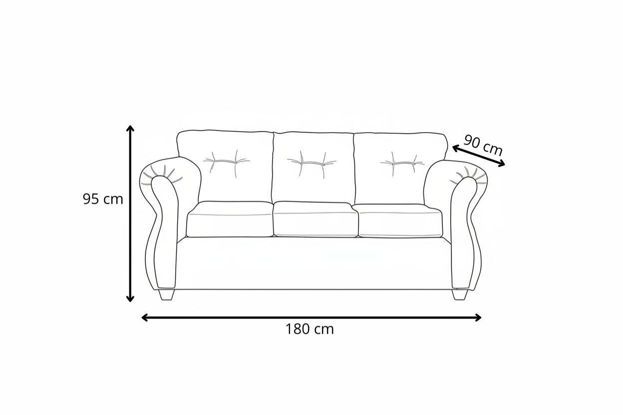 Sofa pufer 3 cuerpos beige-2