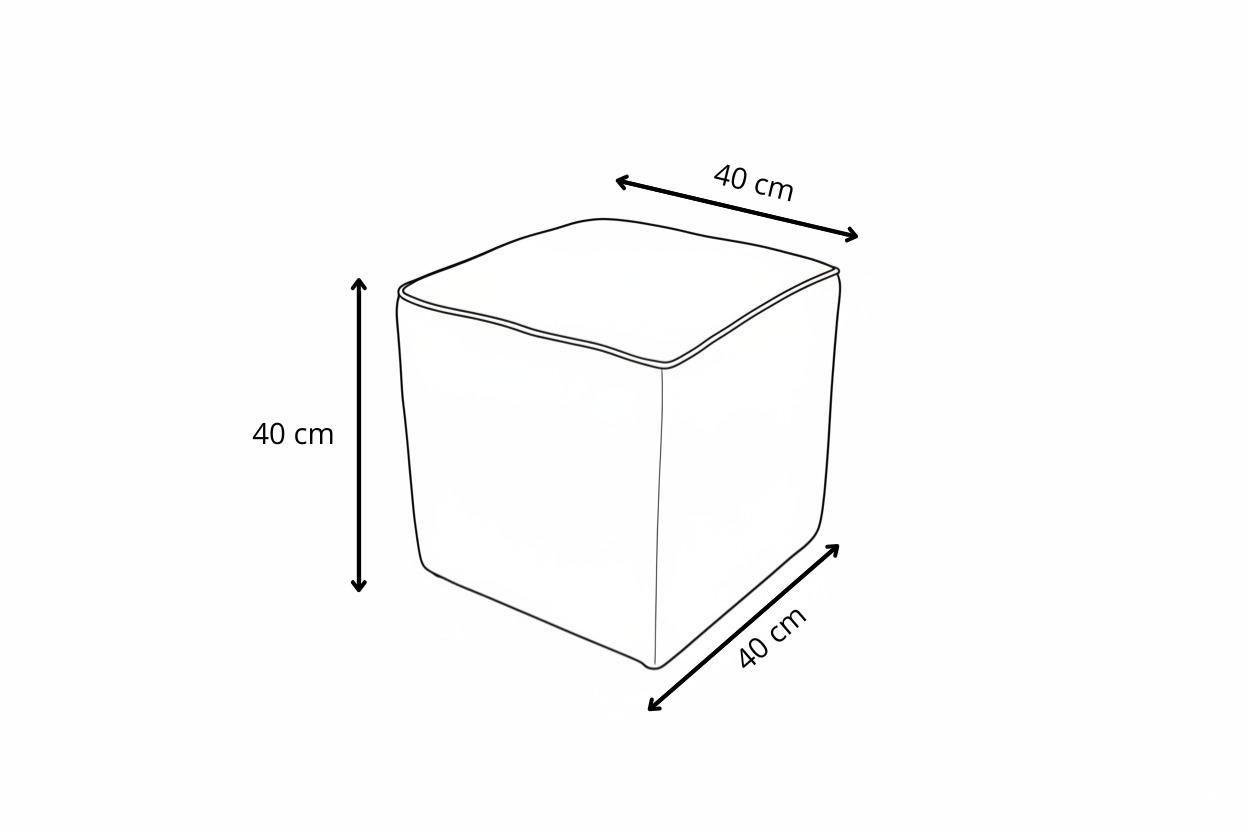 sofa pufa 3c 2 pouf negro -2