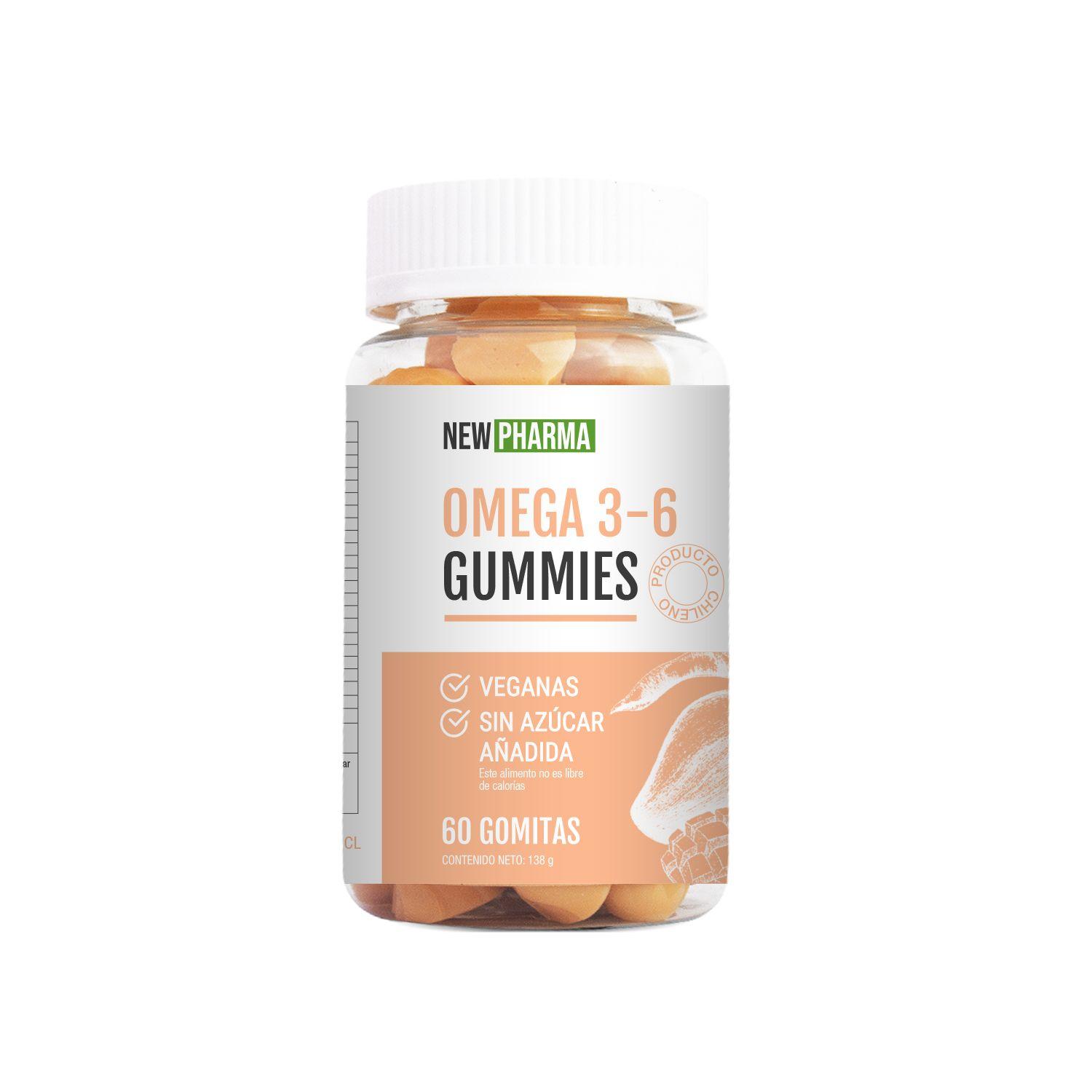 Omega 3-6 - Gomitas 60 Unidades-0