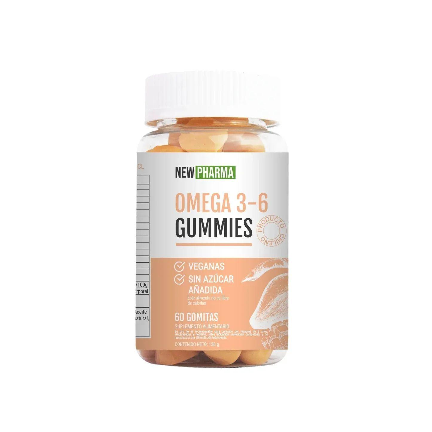 Omega 3-6 - Gomitas 60 Unidades-0