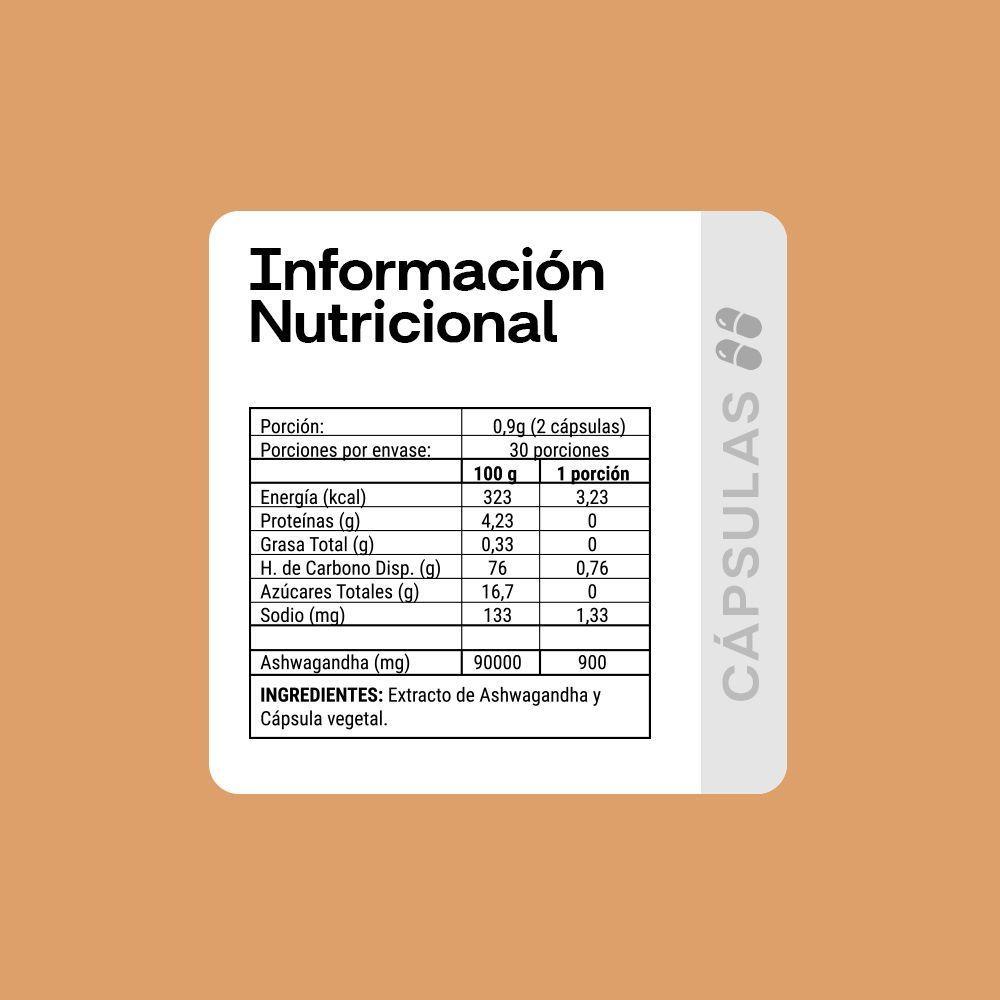 Ashwagandha 60 cápsulas-3