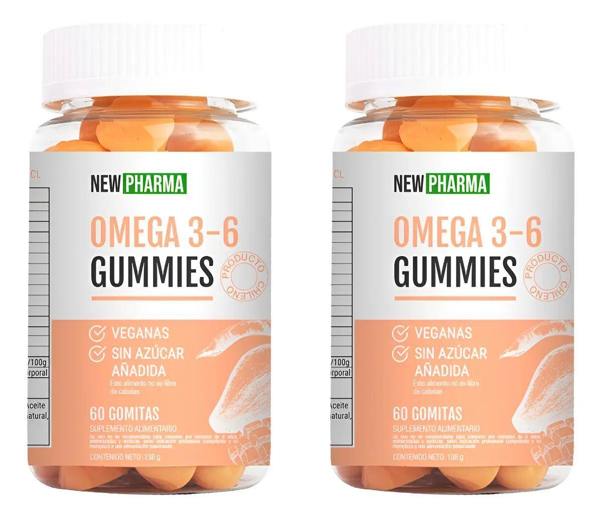 Pack x2 Omega 3-6 Gummies - NewPharma-0