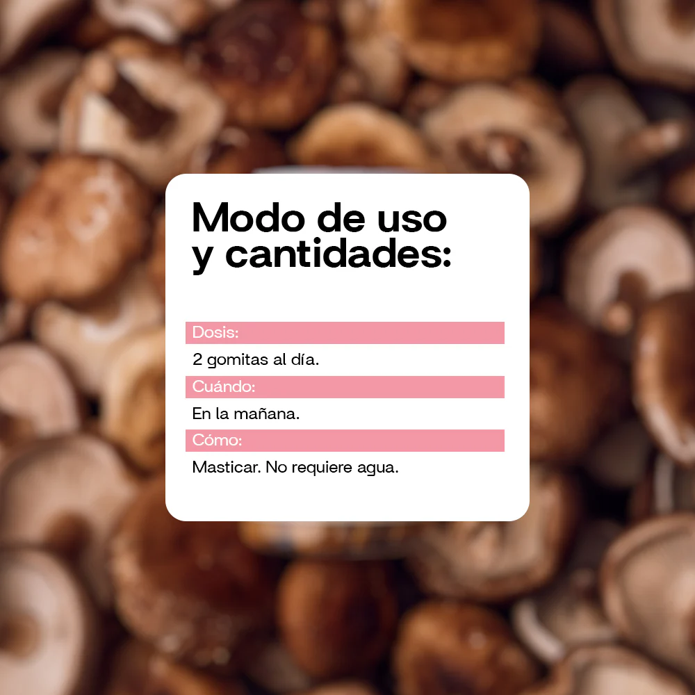 Shiitake - Gomitas 60 Unidades-3