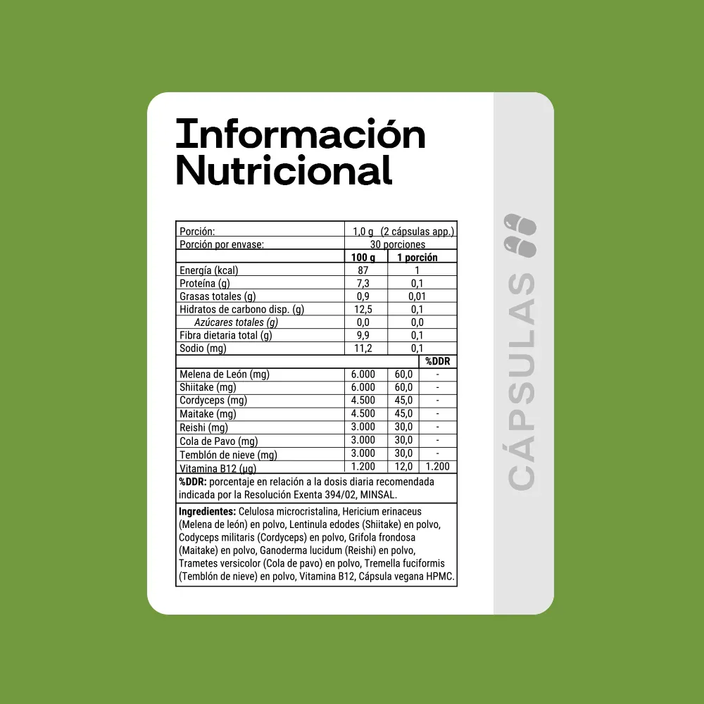 Fungi Complex - Cápsulas 60 Unidades-2