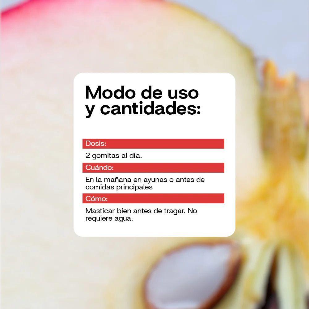 Vinagre De Sidra De Manzana - Gomitas 60 Unidades-2