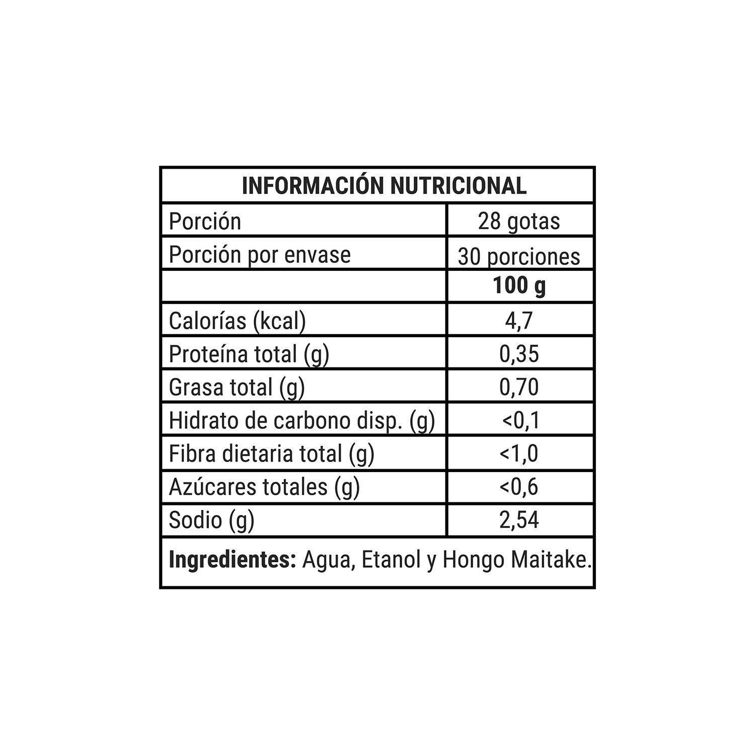 Maitake Sublingual 30 ml Concentración 3:1 - NewPharma-3