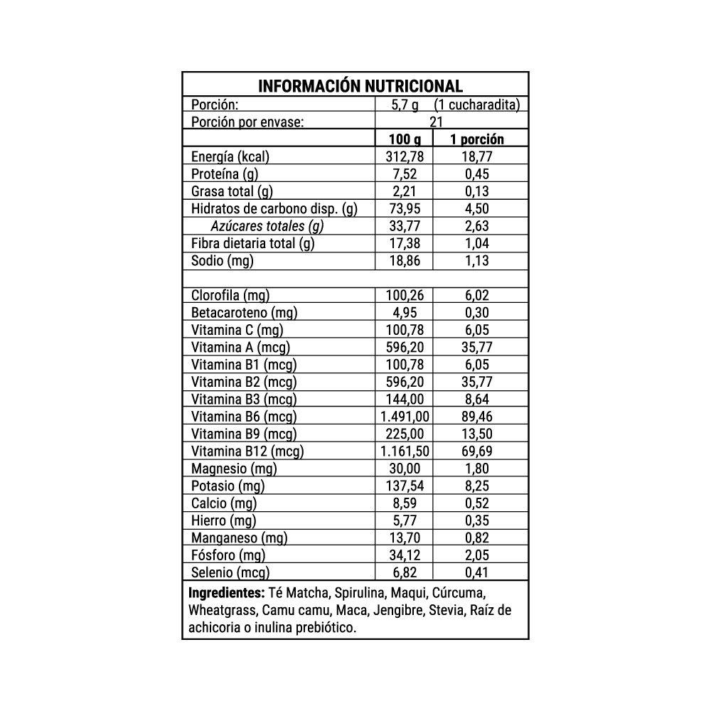Greens Powder - Polvo 120 Gramos-1