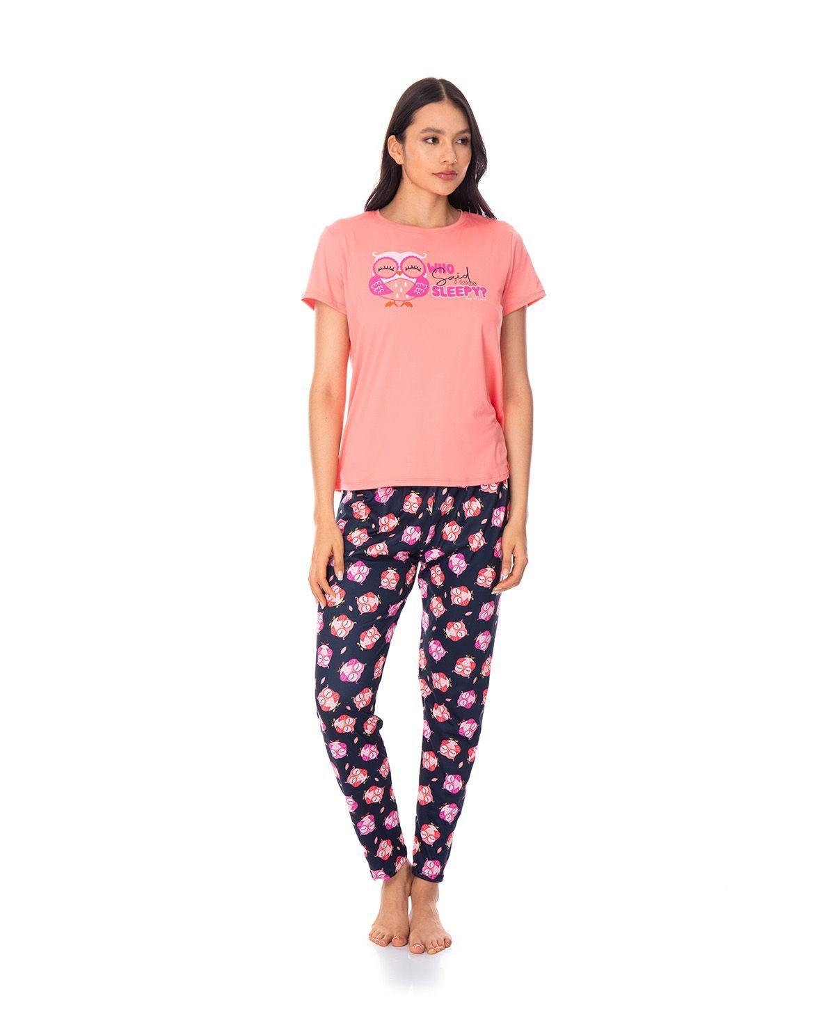 Pijama Pantalon color Salmon-0