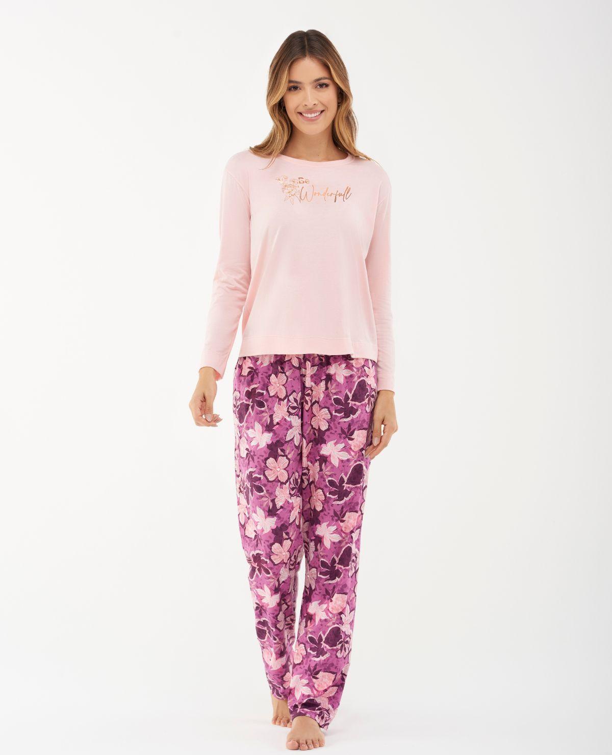 PIJAMA PANTALON ROSADO ST EVEN-0