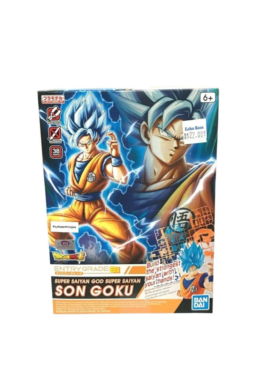 Dragon Ball Model Kit Entry Grade Son Goku Super Saiyan God-0