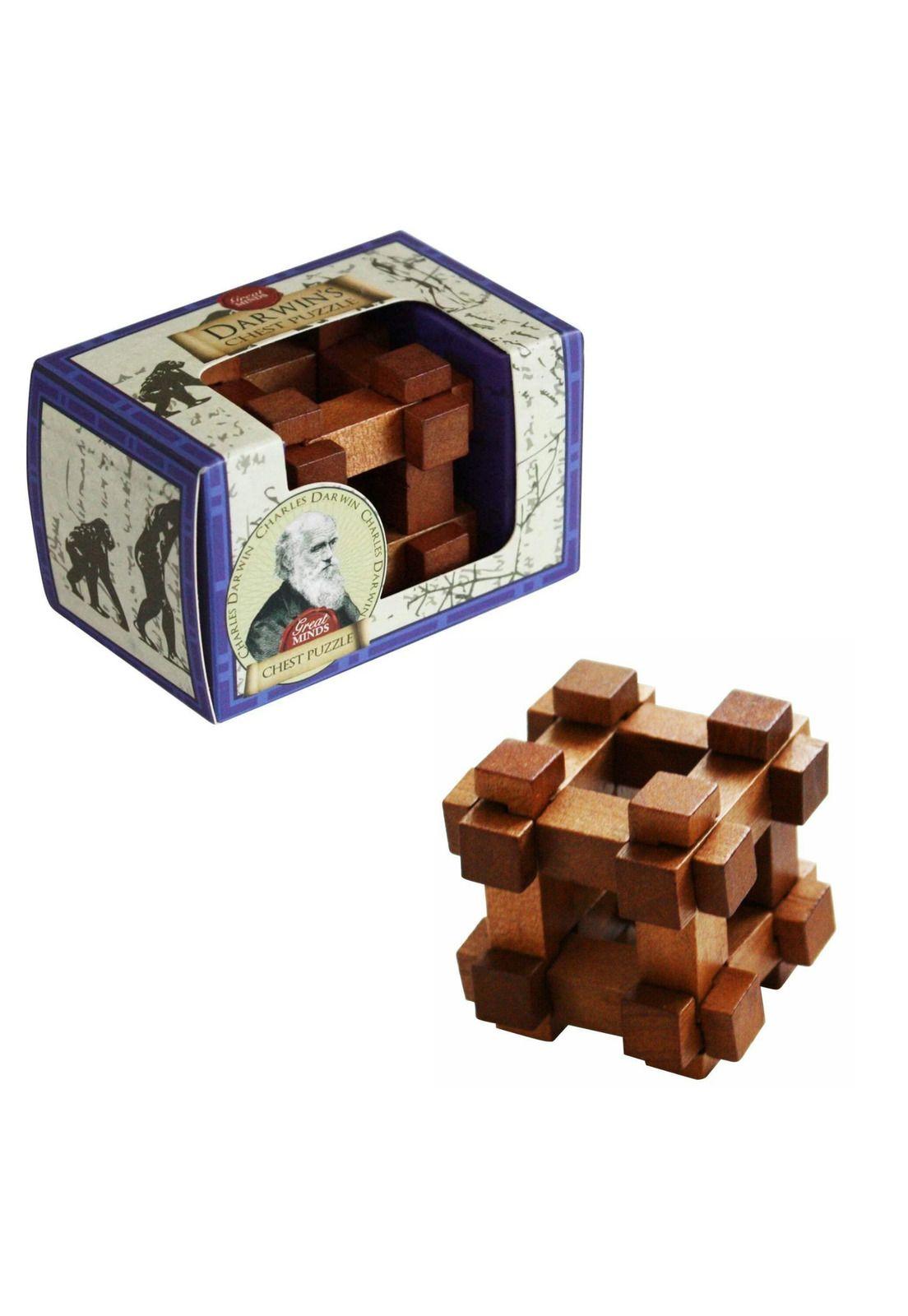 Darwin's Chest Puzzle - Great Minds Mini Puzzle de Madera-2