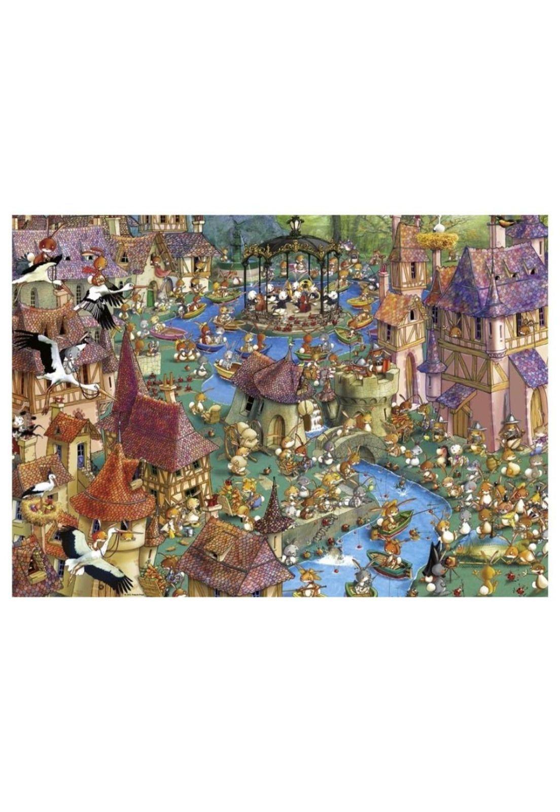 Puzzle Heye 1000 - Bunnytown-1