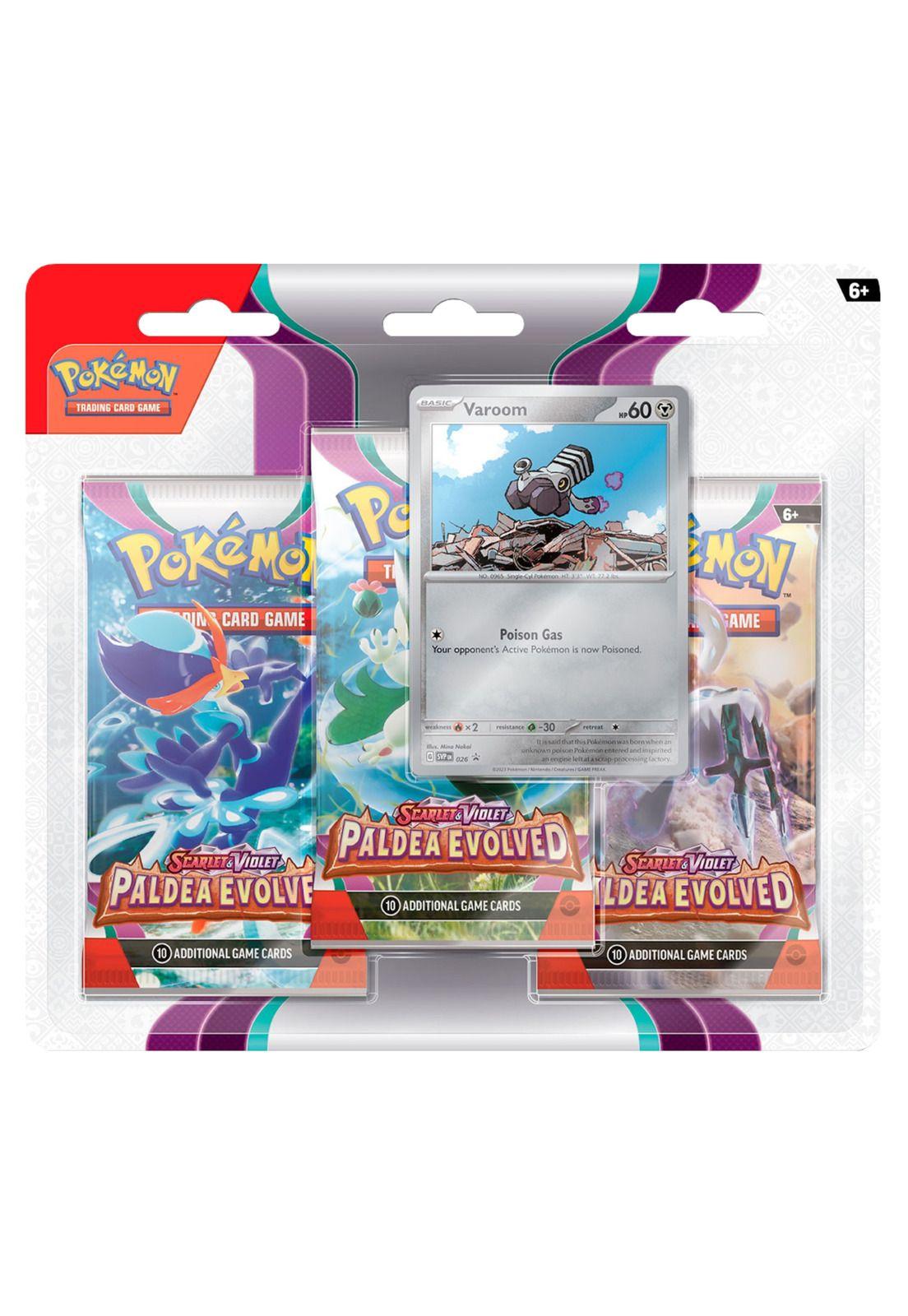 Pokémon Paldea Evolved Varoom Blister Pack Inglés-0