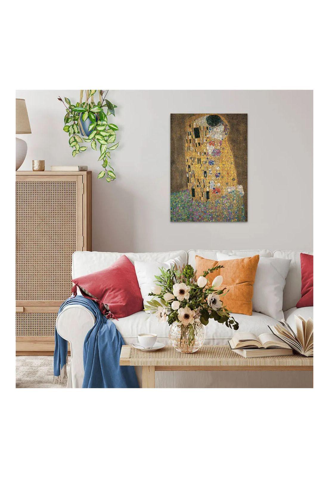 Puzzle Rompecabezas Ravensburger 1000 - The Kiss, Klimt (Art Collection)-2
