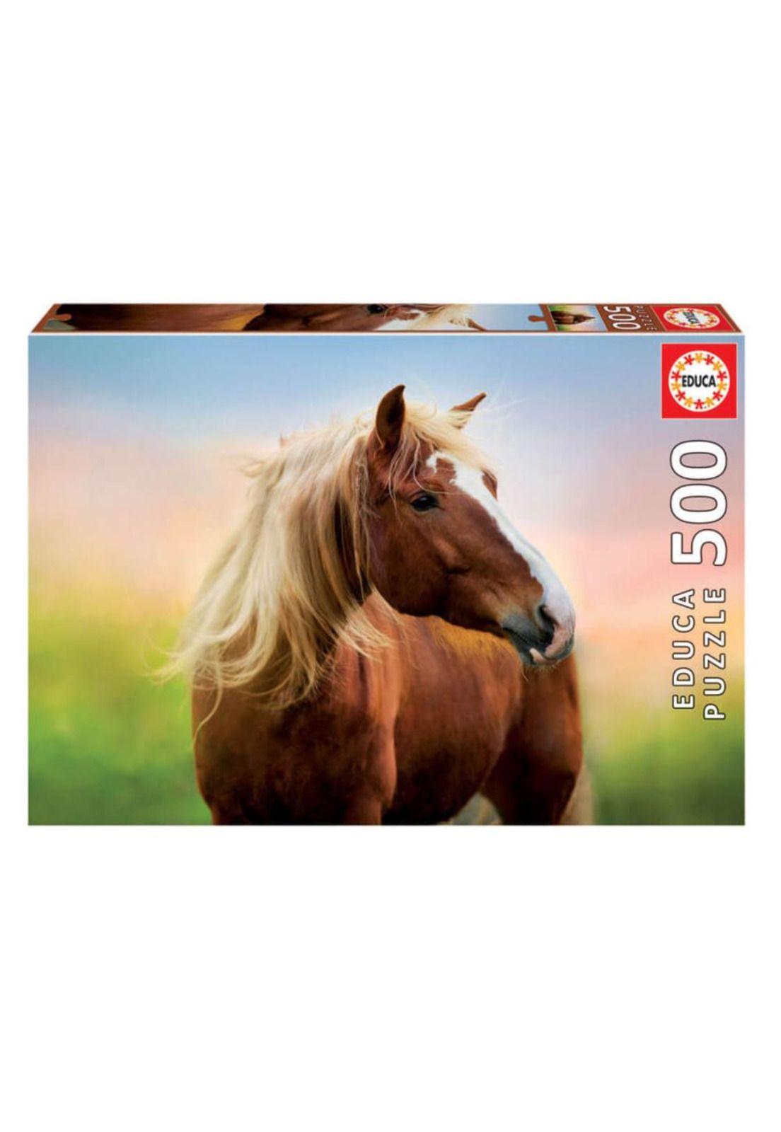 Puzzle Rompecabezas 500 piezas Caballo al Amanecer Educa-0