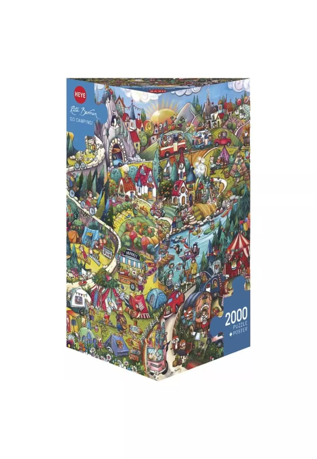 Puzzle Heye 2000 - Go Camping-0