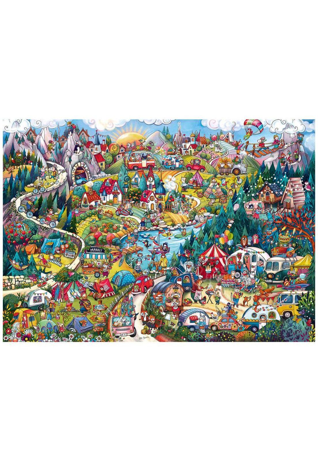 Puzzle Heye 2000 - Go Camping-1