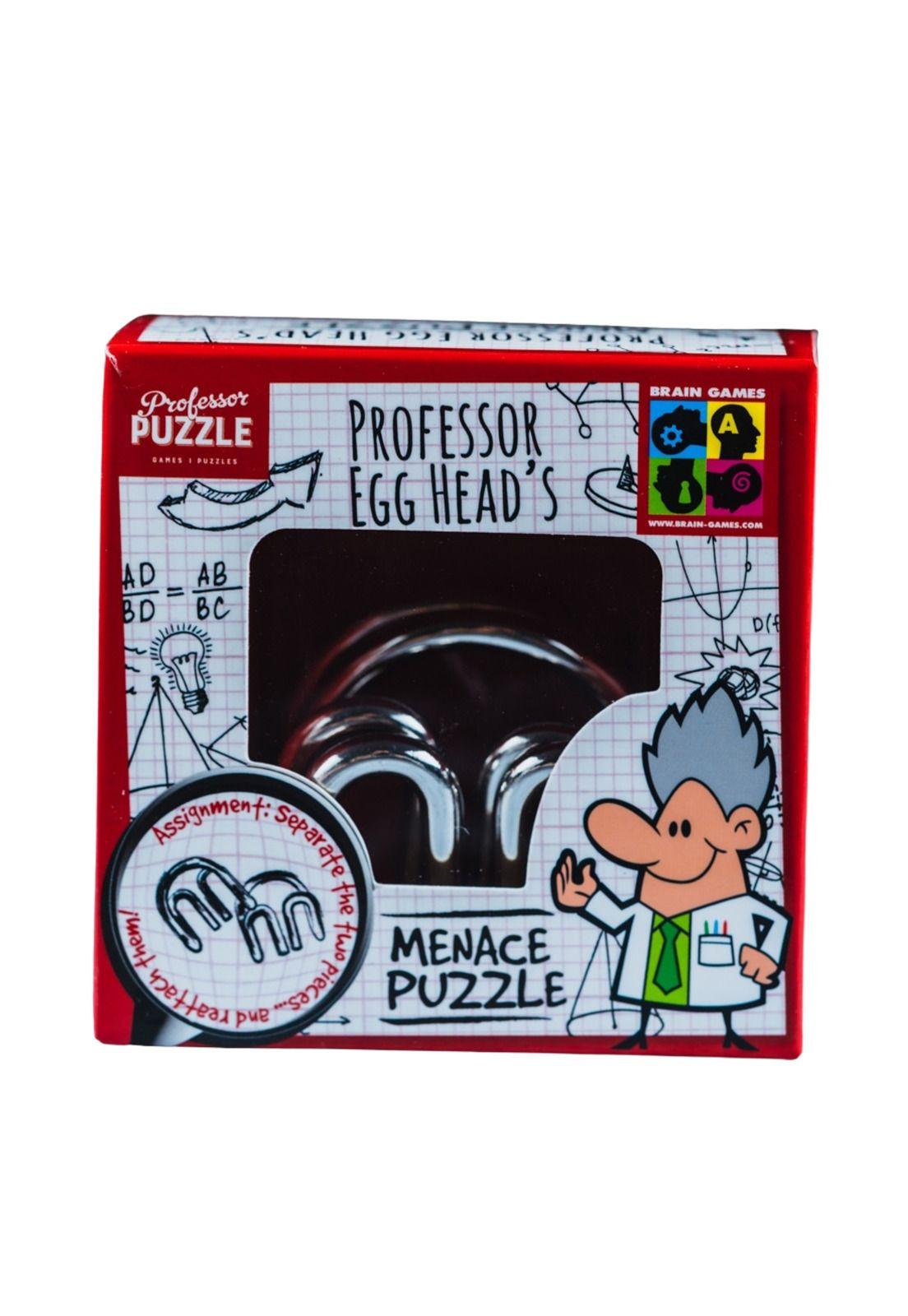 Egg Head's Menace Puzzle - Puzzling professor's Puzzle de Metal-2