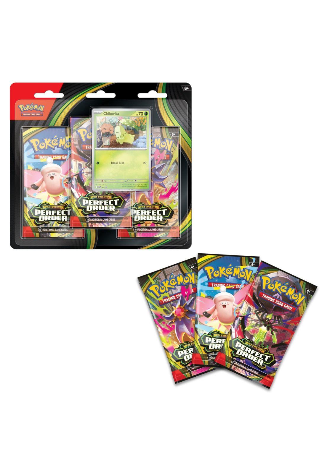 Pokémon Perfect Order Chikorita Blister Inglés-2