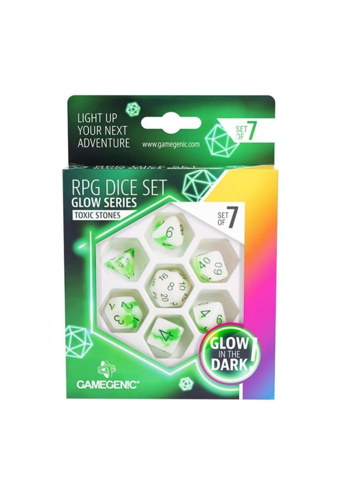 Set 7 Dados Rol Glow Toxic Stones-0