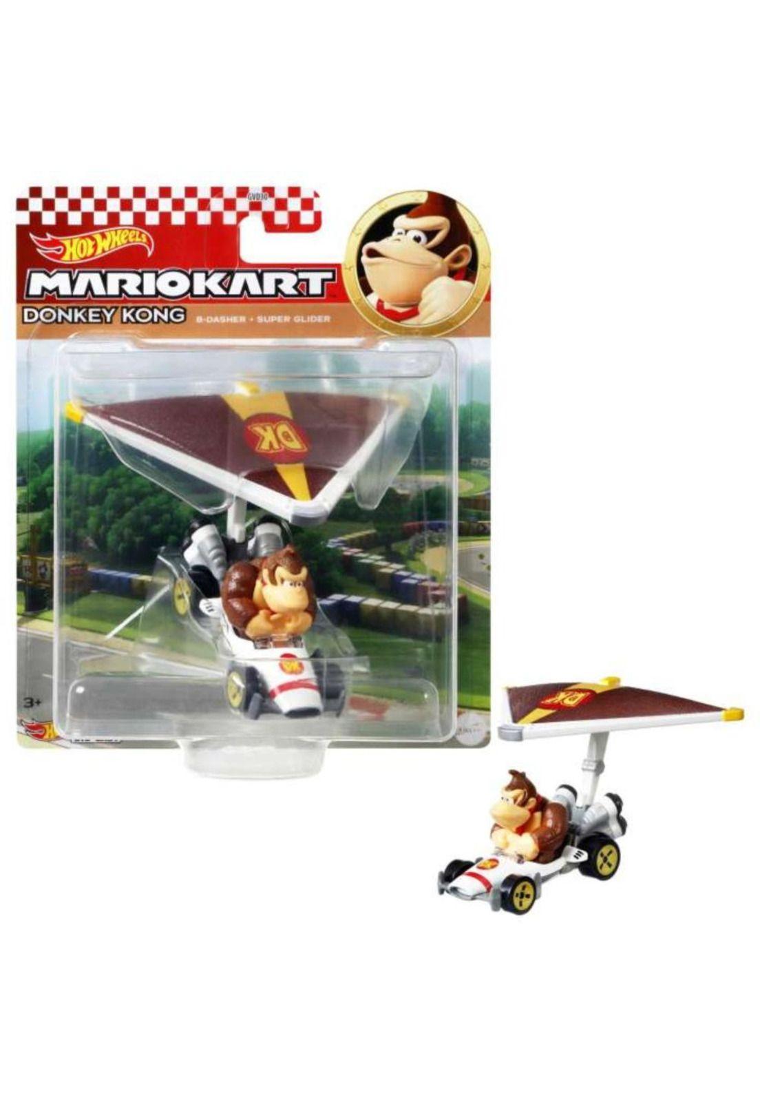 Hot Wheels Mario Kart Donkey Kong con Glider-0