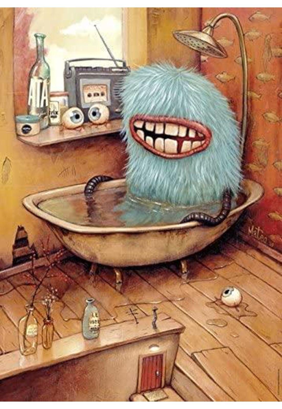 Puzzle Heye 1000 – Zozoville Bathtub-1