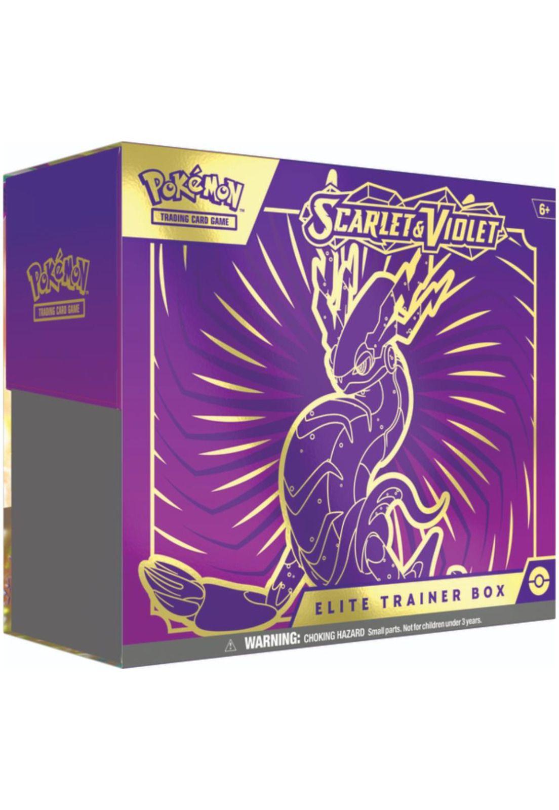 Pokémon Scarlet And Violet Elite Trainer Box Púrpura Inglés-0