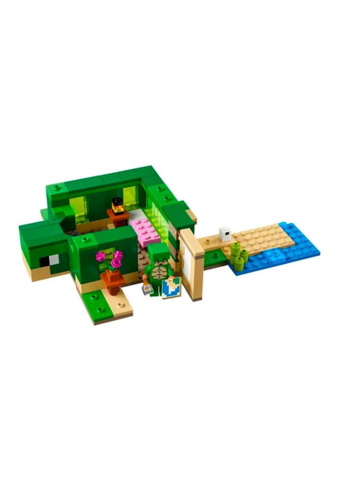 Lego Minecraft La Casa-Tortuga de la Playa-2