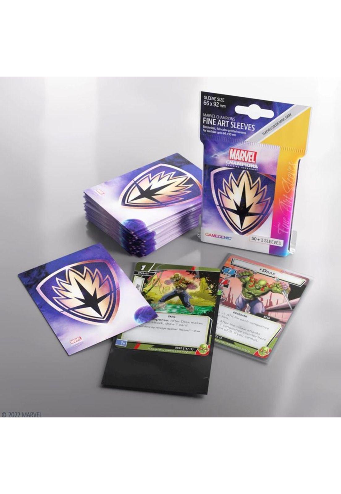 Marvel Champions FINE ART Sleeves – Guardians of the Galaxy Logo-2