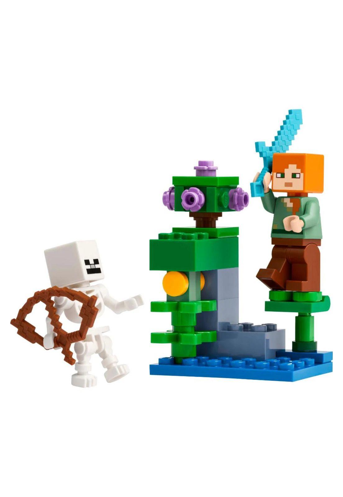 Lego Bolsa Minecraft Duelo en la Cueva Frondosa (30705)-4
