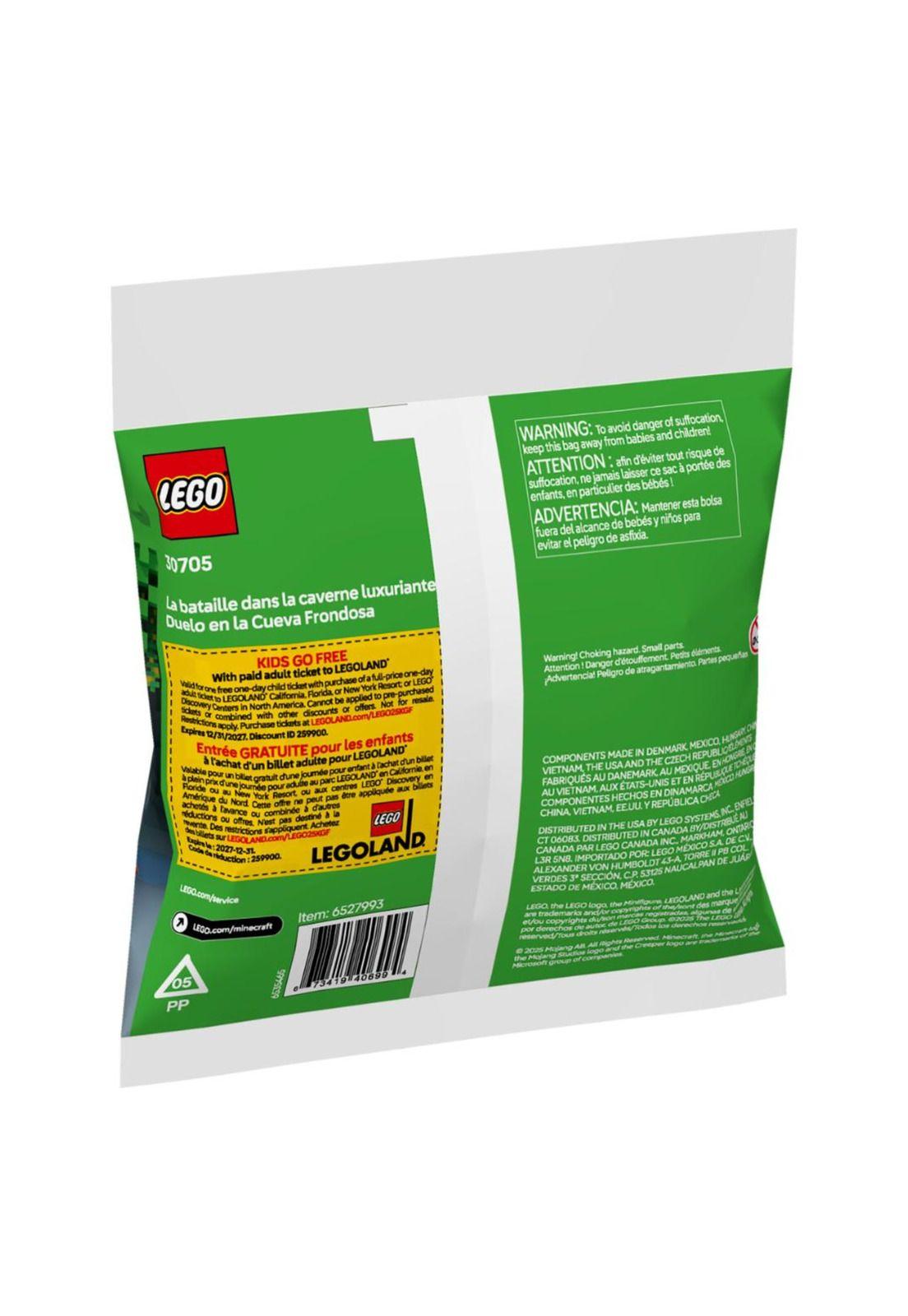 Lego Bolsa Minecraft Duelo en la Cueva Frondosa (30705)-5