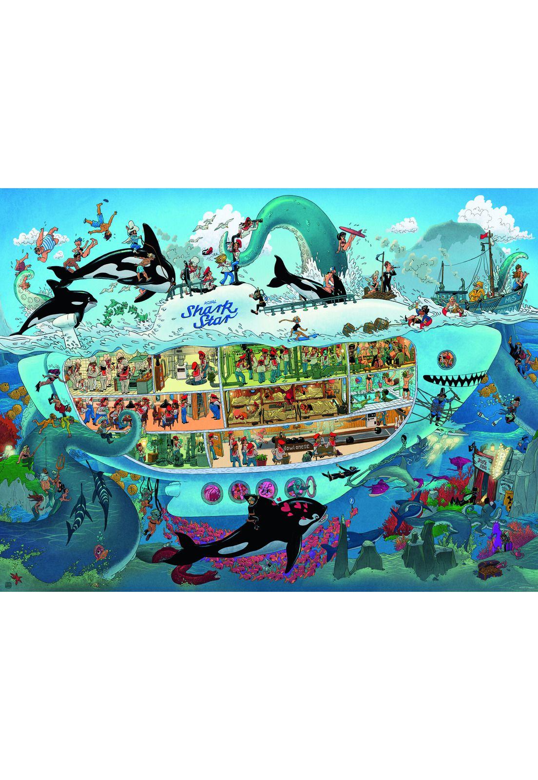 Puzzle Heye 1500 - Submarine Fun-1