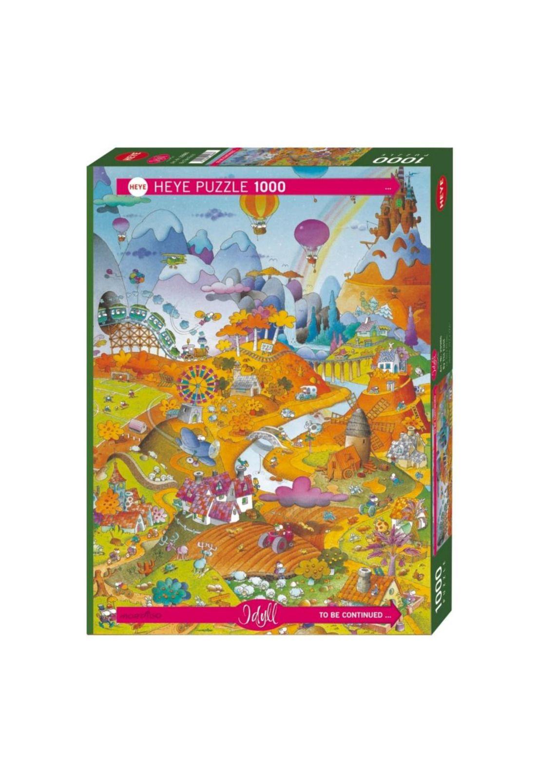 Puzzle Heye 1000 – Mordillo, Idyll By The Field-0