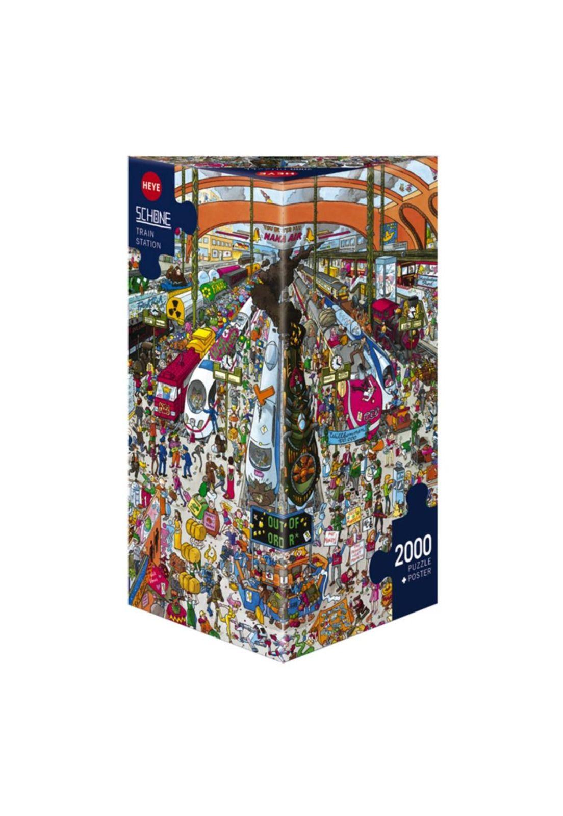 Puzzle Heye 2000 – Train Station-0