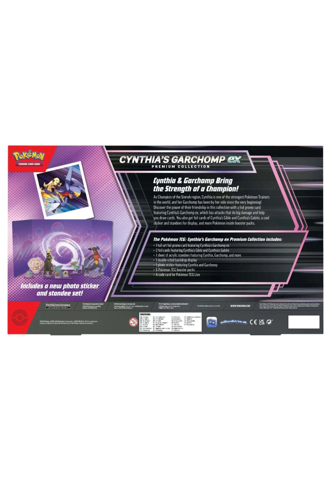 Pokémon Cynthia's Garchomp Ex Premium Collection Español-1