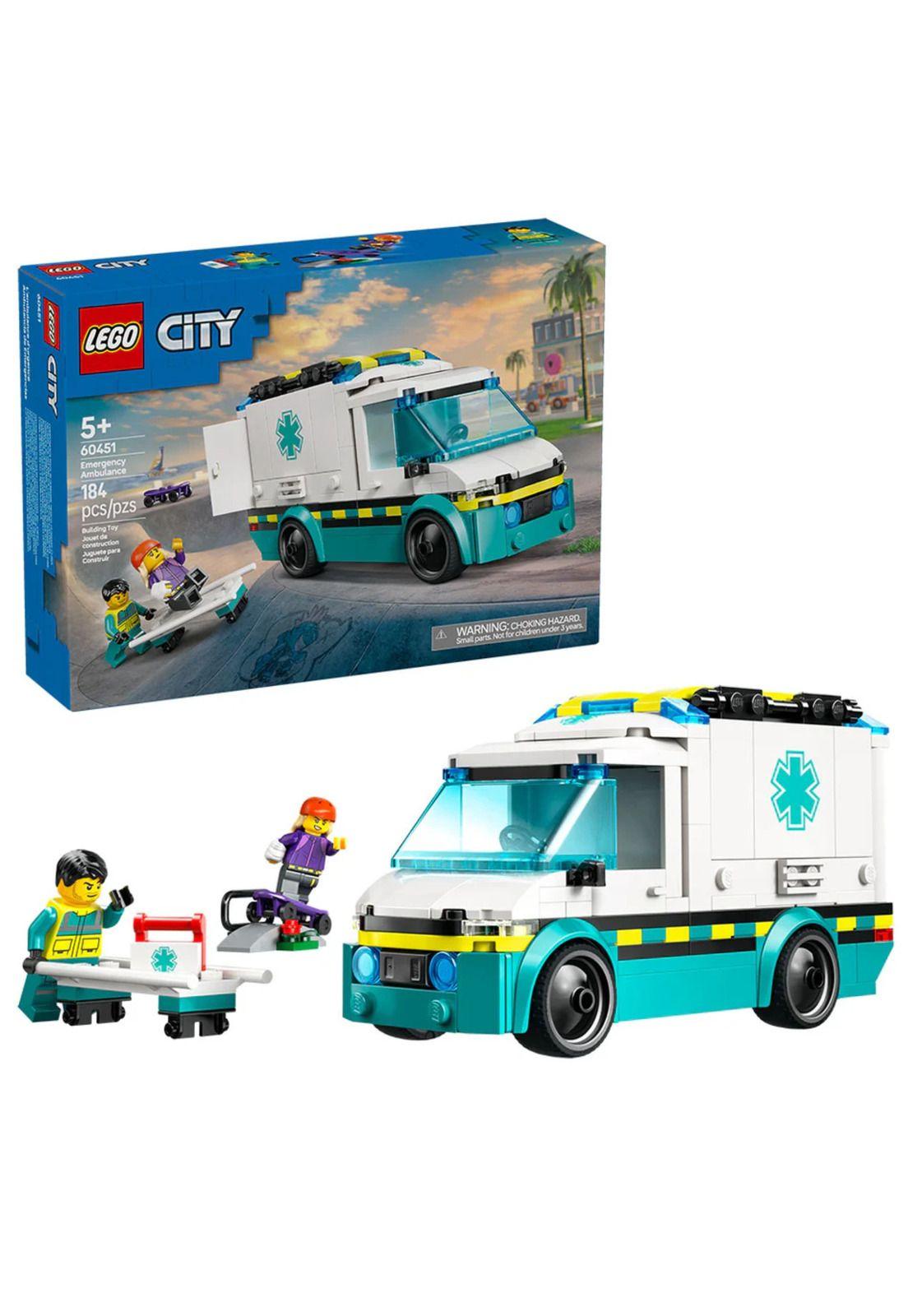 Lego City Ambulancia de Emergencias (60451)-2