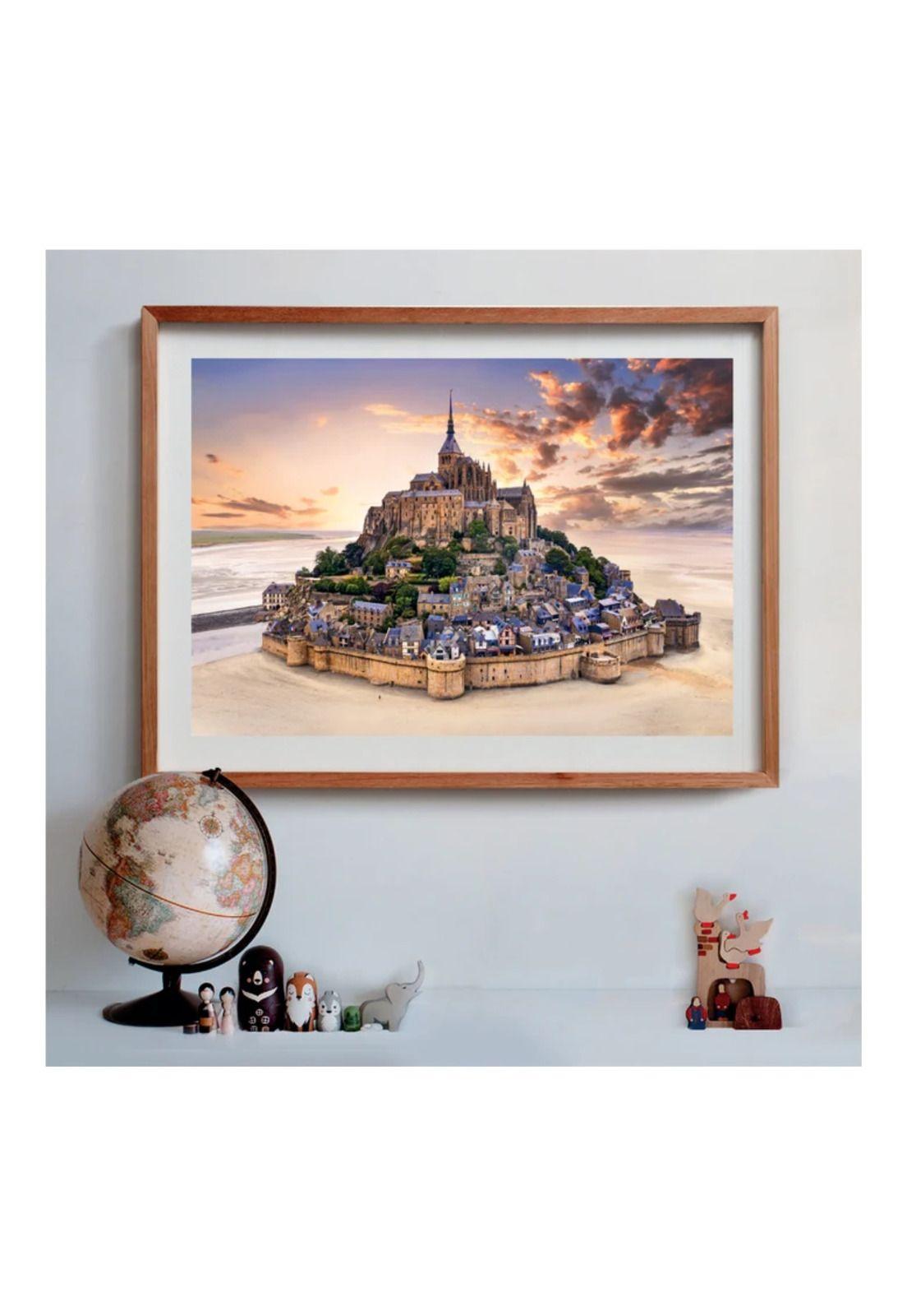 Puzzle Rompecabezas Clementoni 1500 - The Mont Saint-Michel Rising-2