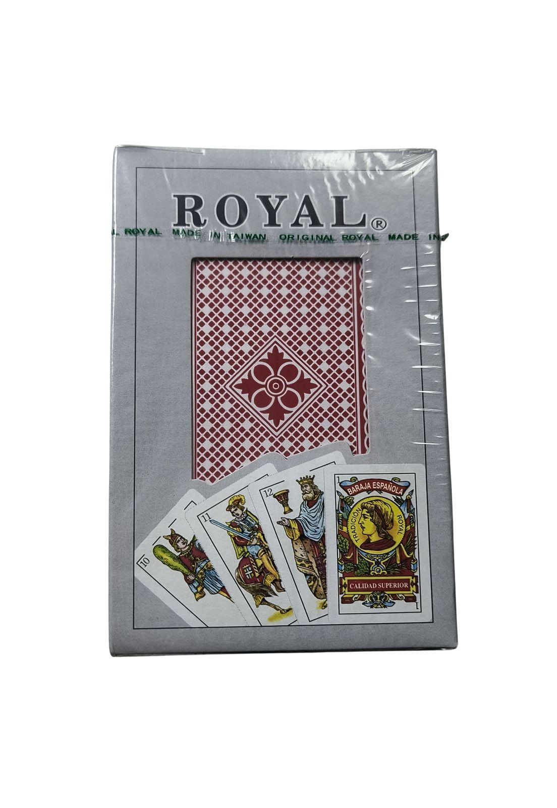 Naipe Royal Baraja Española Roja-2