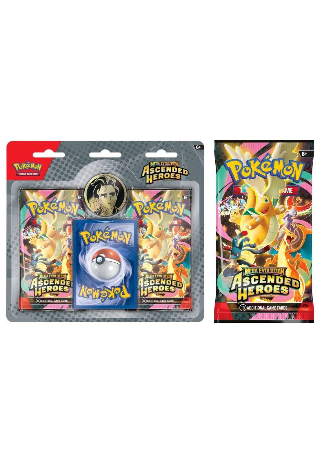 Pokémon Mega Evolution Ascended Heroes Larry Blister Collection Inglés-2