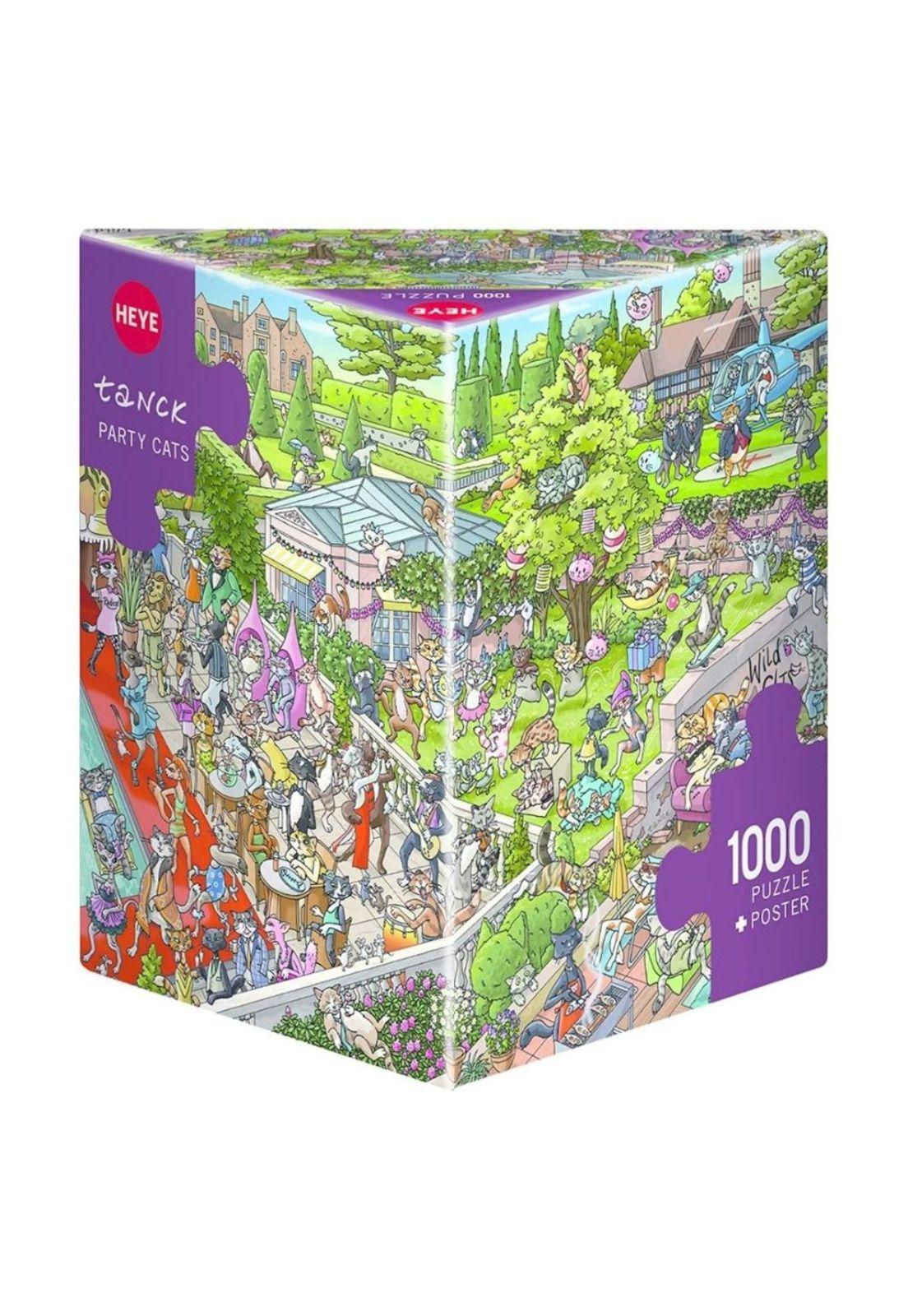 Puzzle Heye 1000 – Party Cats Tanck-0