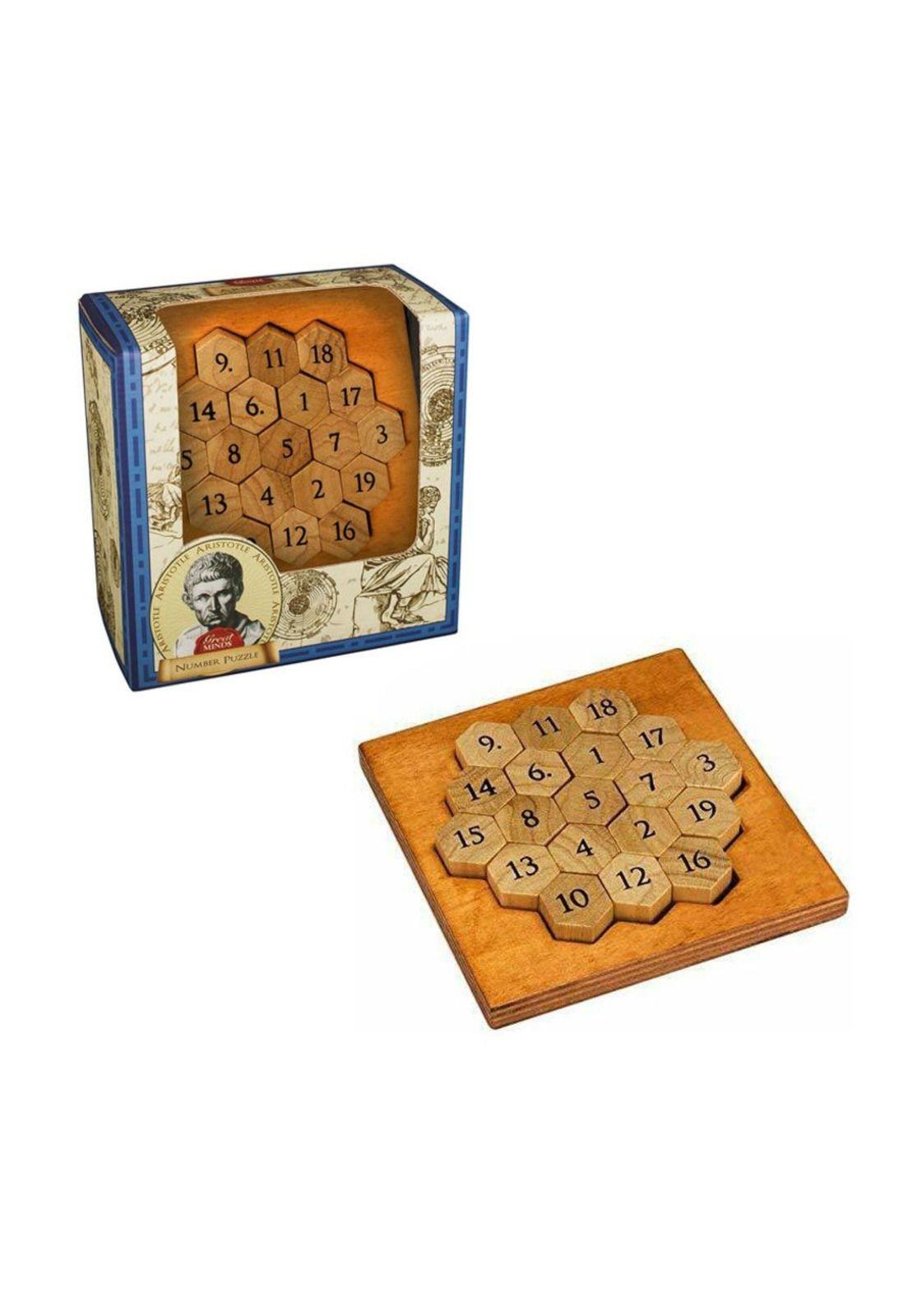 Aristotle's Number - Great Minds Puzzle de Madera-2