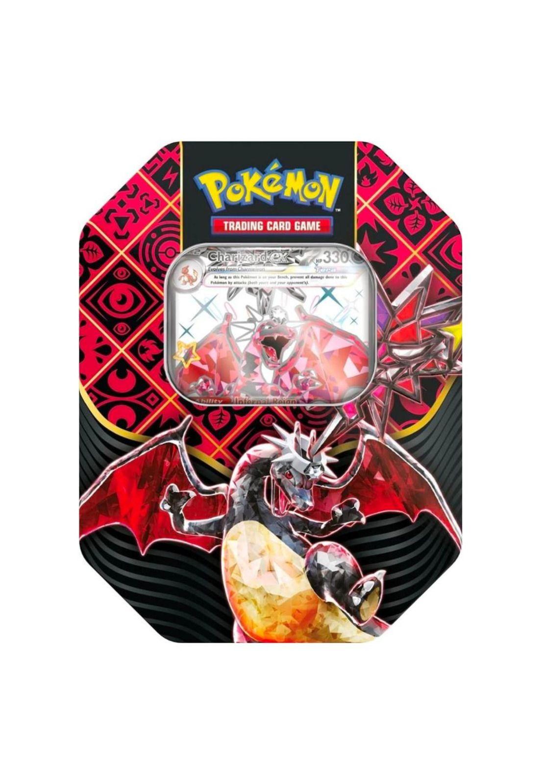 Pokémon Paldean Fates Tin Español Charizard Ex-0
