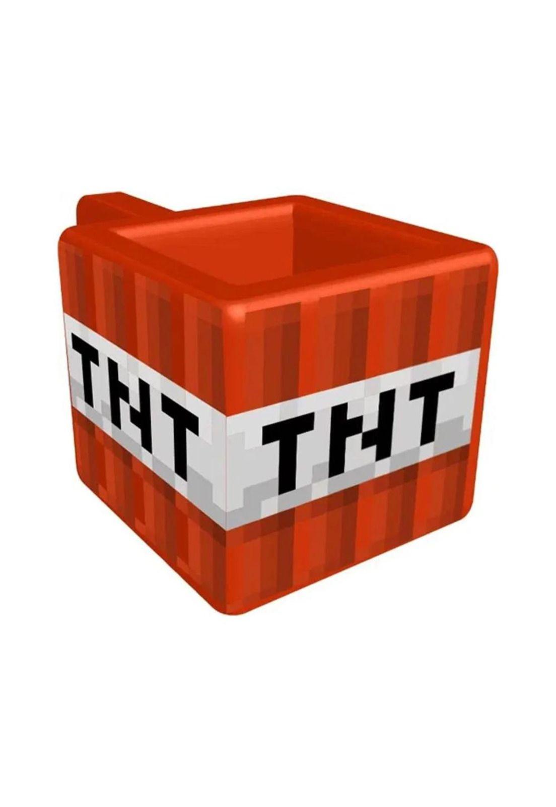 Tazón Minecraft - TNT Cerámica 3D 320 ml-1