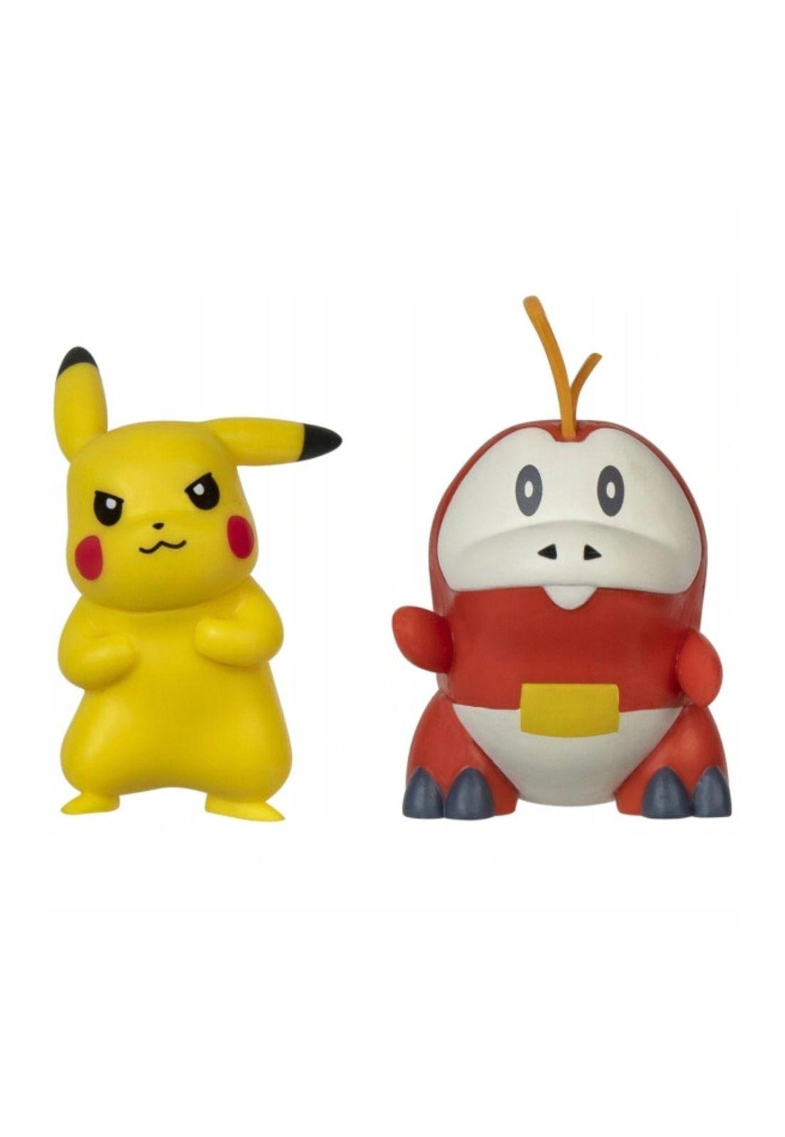 Figura Pokemon Pikachu y Fuecoco-1