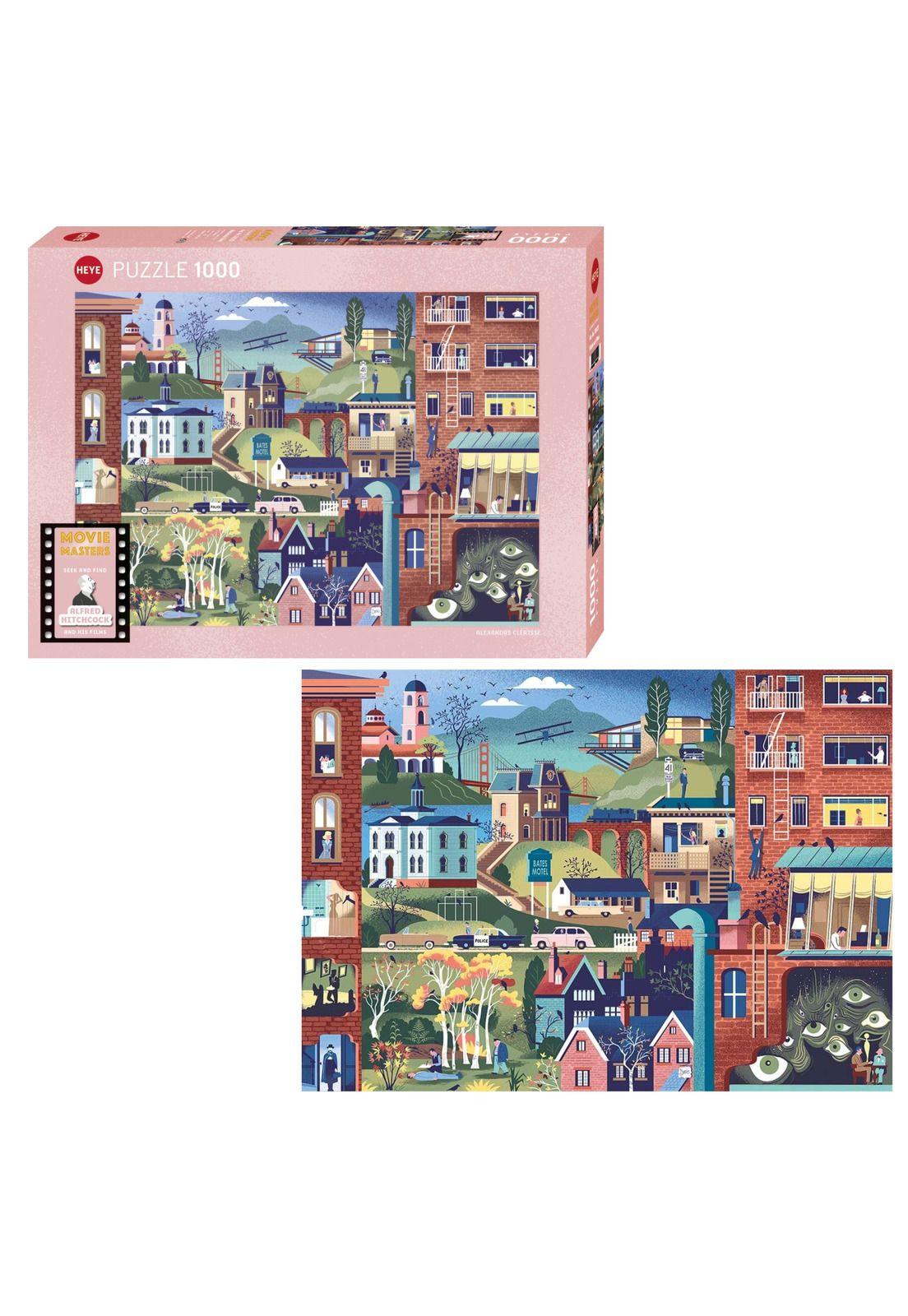 Puzzle Rompecabezas Heye 1000 Piezas - Hitchcock Films, Clerisse-2