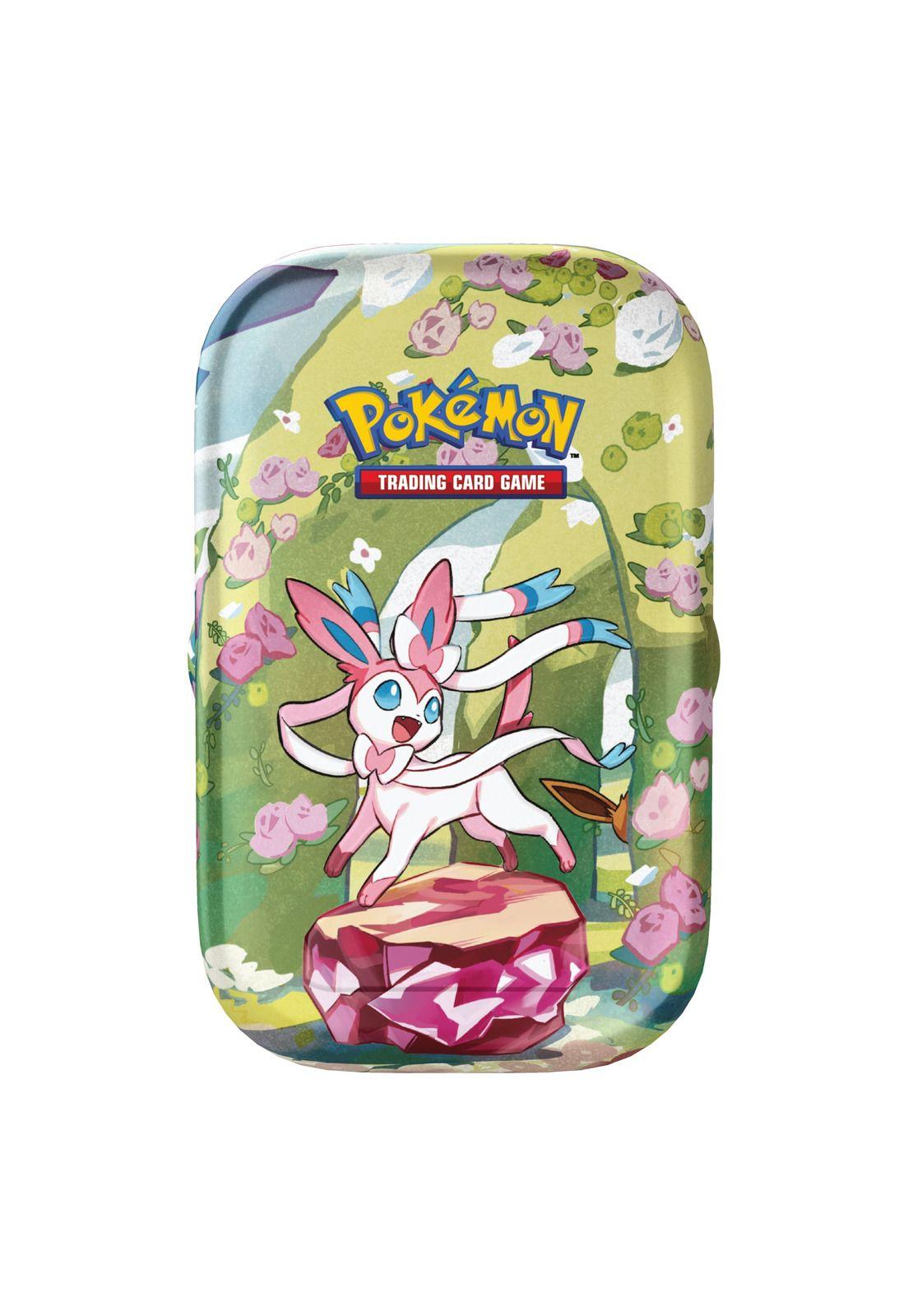 Pokémon Prismatic Evolutions Mini Tin Español-0