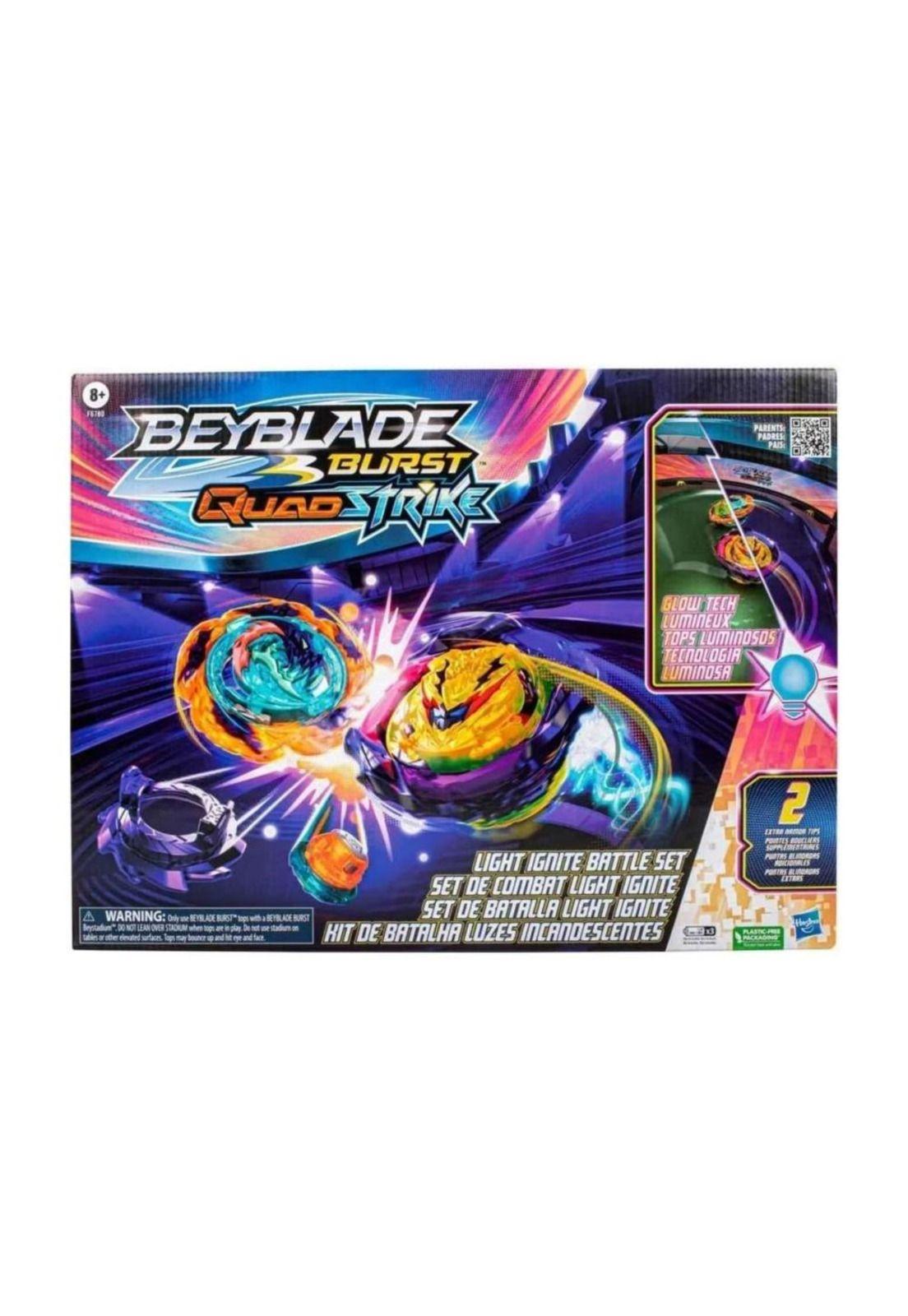 Beyblade Burst Quadstrike Set de Batalla Light Ignite-0