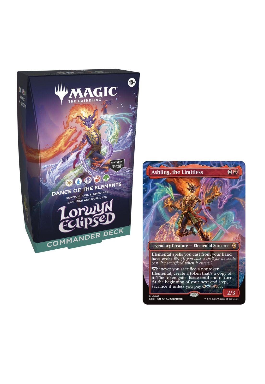 Magic Lorwyn Eclipsed - Commander Deck Dance of the Elements Inglés-2